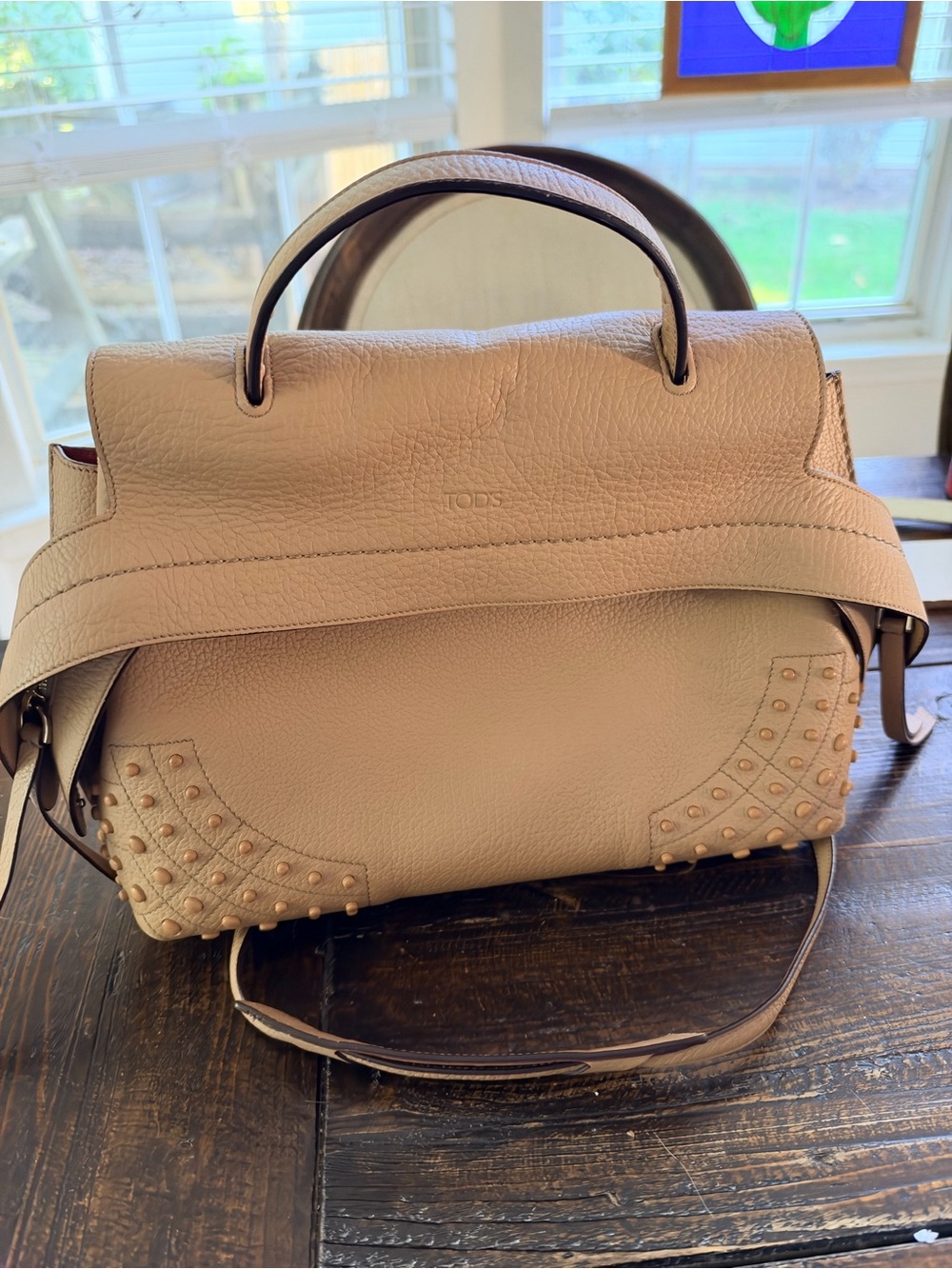 Tod's Wave Leather Top-Handle Satchel